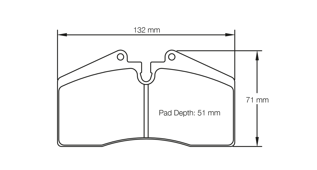 PAGID RACING BRAKE PADS U1204 PORSCHE 928/944/964/993 FRONT & REAR