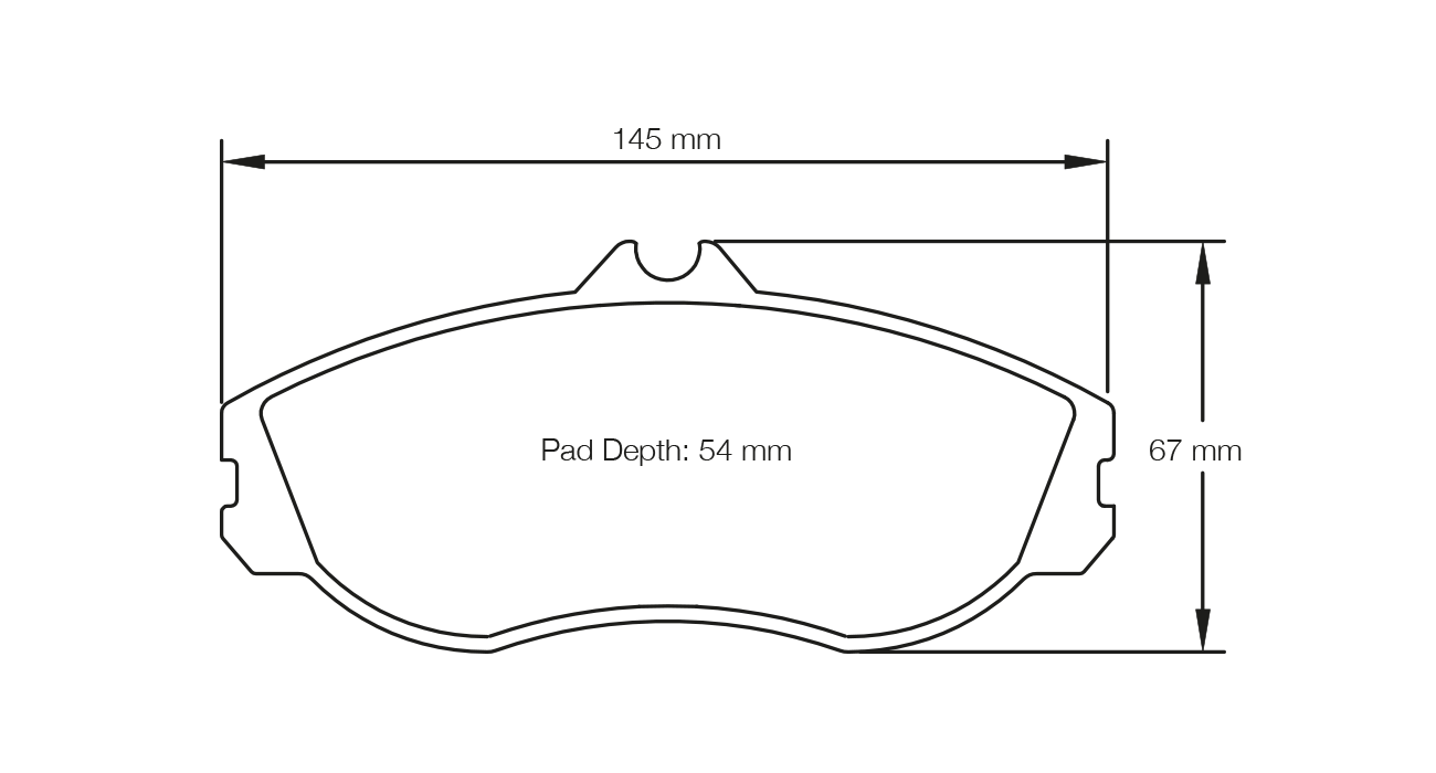 PAGID RACING BRAKE PADS U1276 AUDI 80 FRONT