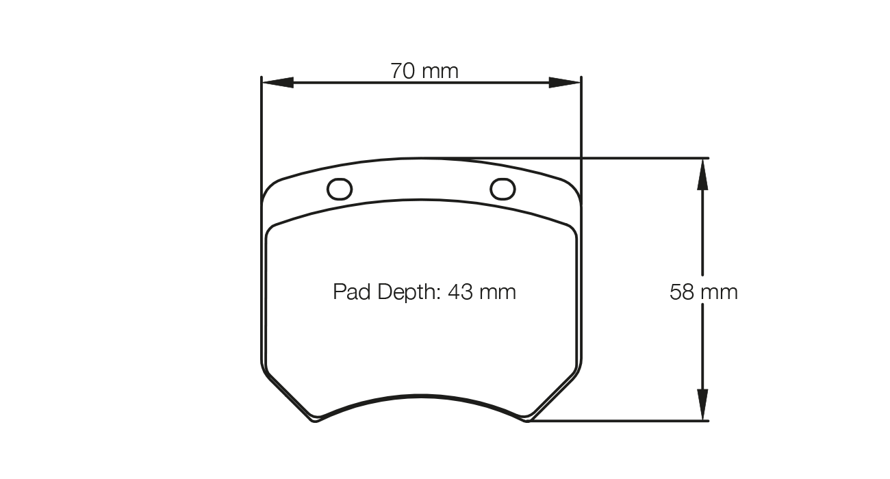 PAGID RACING BRAKE PADS U1363 VARIOUS TCR CAR REAR