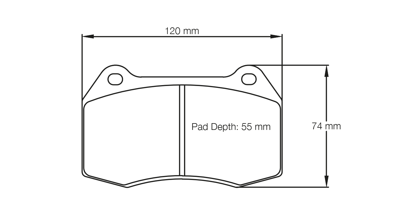 PAGID RACING BRAKE PADS U1427 HONDA CIVIC TYPE-R FD2 & NISSAN SKYLINE GTR FRONT
