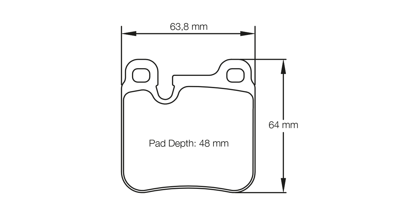 PAGID RACING BRAKE PADS U1580 PORSCHE 964 C2 REAR