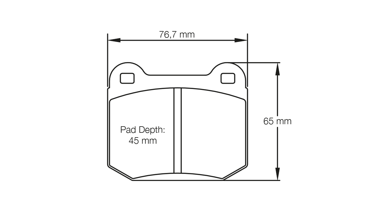PAGID RACING BRAKE PADS U1587 MITSUBISHI EVO, SUBARU & NISSAN SKYLINE REAR