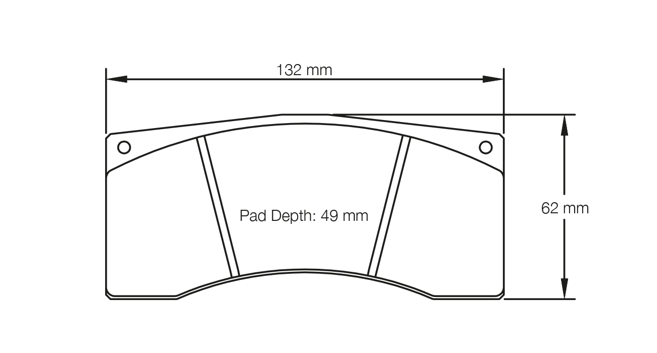 PAGID RACING BRAKE PADS U1595 TO FIT VARIOUS AP RACING & ALCON CALIPERS