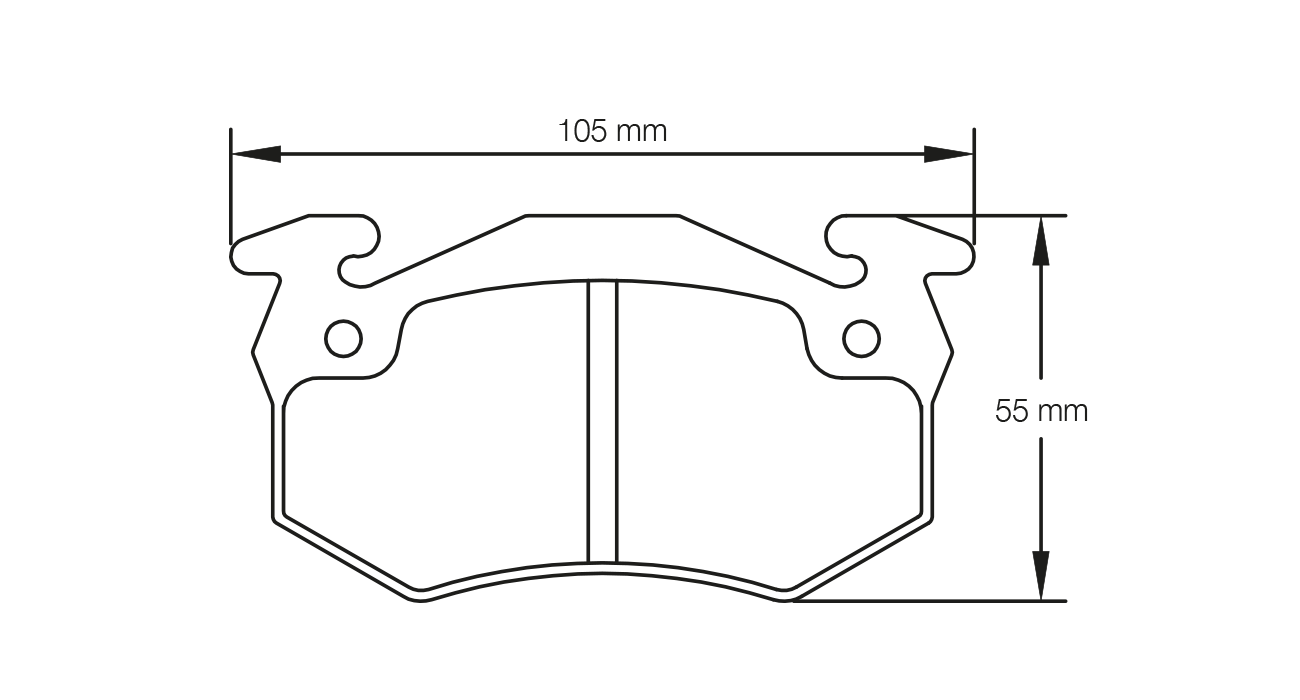 PAGID RACING BRAKE PADS U1610 PEUGEOT 205 GTI REAR