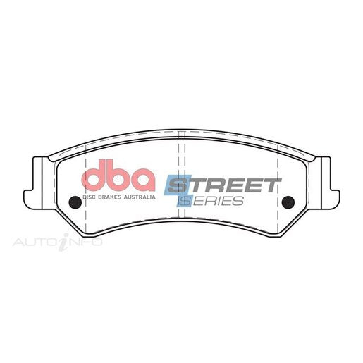 DBA STREET PERFORMANCE PADS DB1675 FORD FALCON REAR