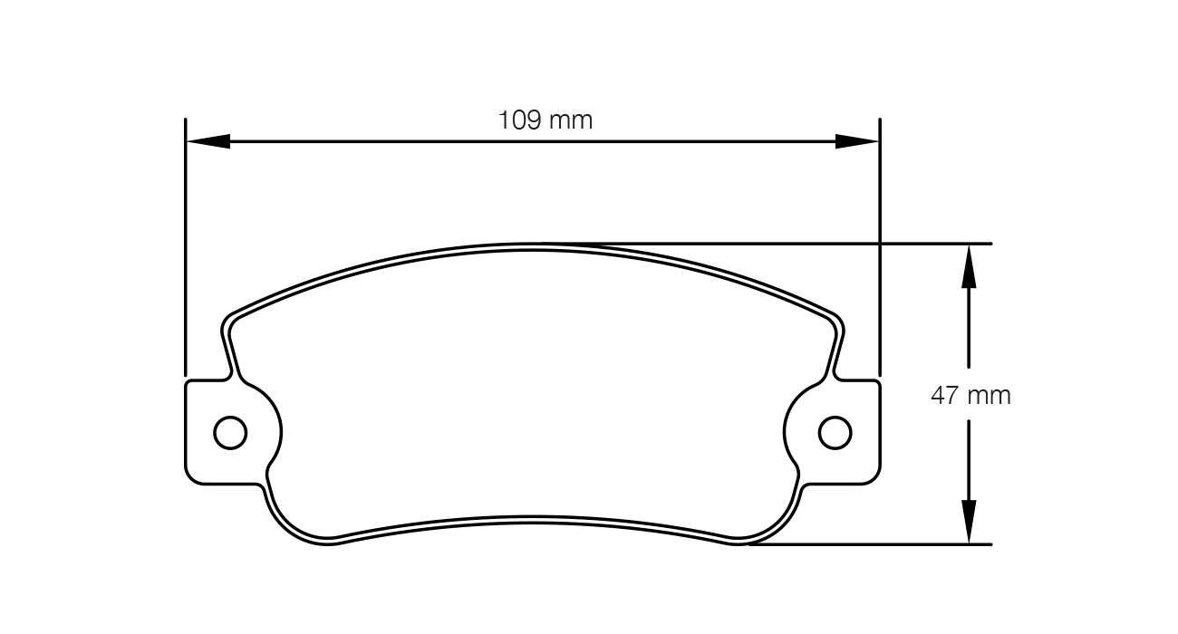 PAGID RACING BRAKE PADS U1703 RENAULT ALPINE FRONT