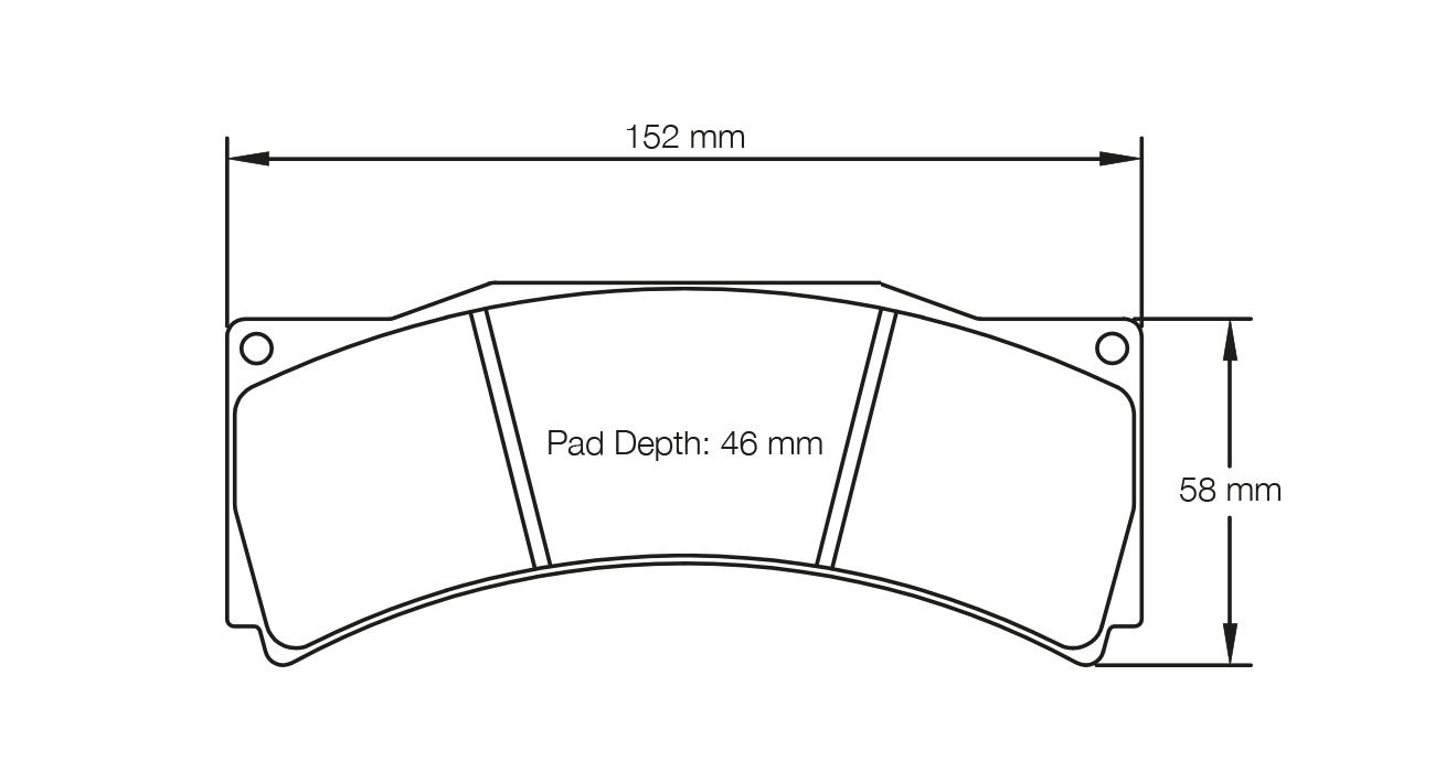 PAGID RACING BRAKE PADS U1813 AP CALIPER CP3558