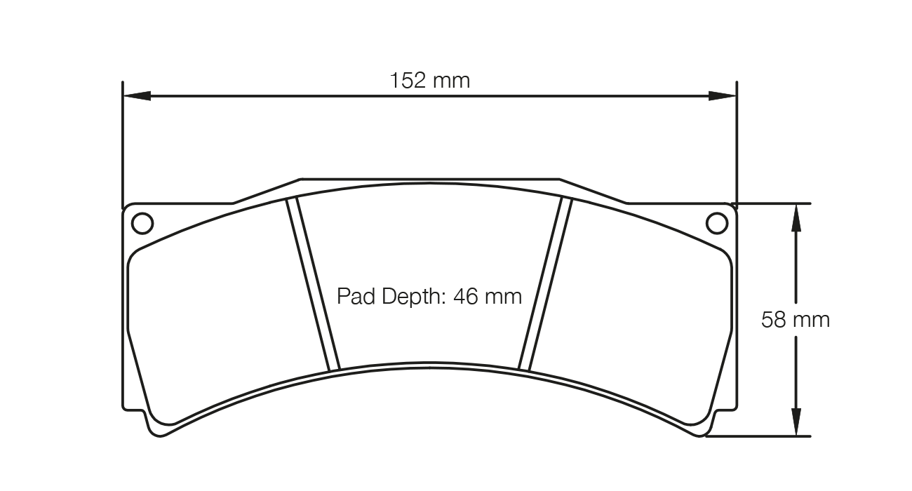 PAGID RACING BRAKE PADS U1852 AP CALIPER