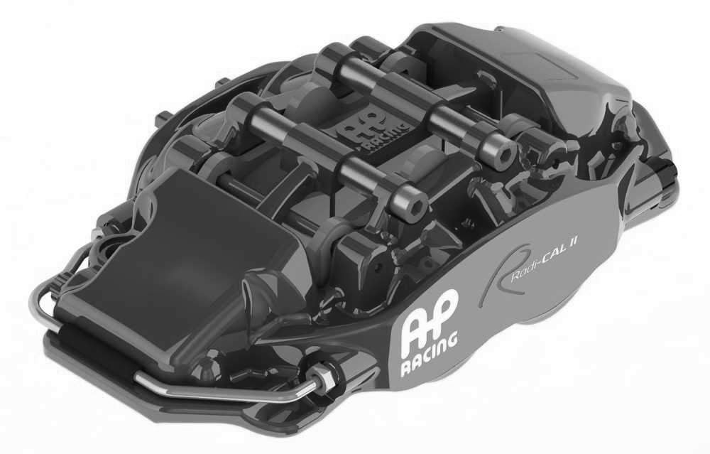 AP Racing 4 Piston CP9542 Radi-Cal 2 Brake Calipers in Black