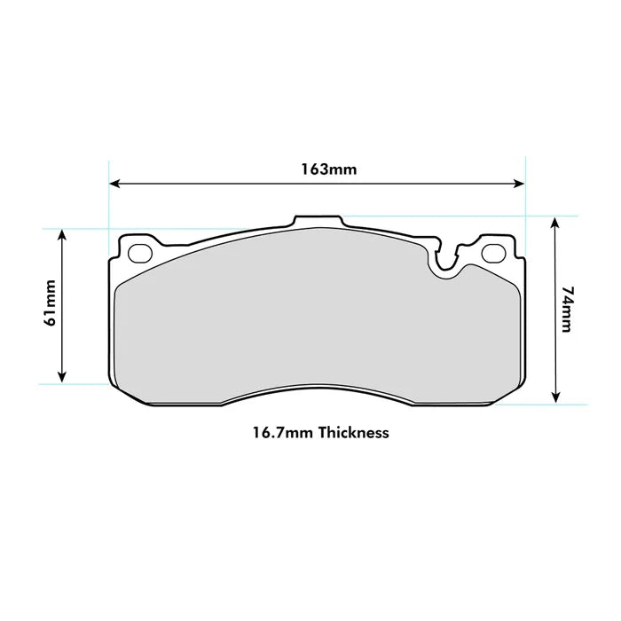 Ferodo DS2500 Brake Pads FCP4218 - BMW 3 Series E92/E93 Front