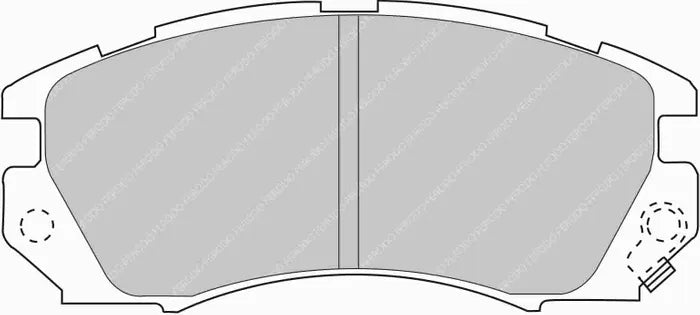 Ferodo DS Performance Brake Pads FDS1334 - Mitsubishi, Subaru Brembo Front.