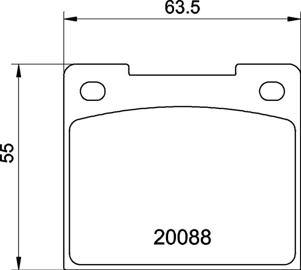 MINTEX RACING BRAKE PADS MGB533 FORD ESCORT FRONT