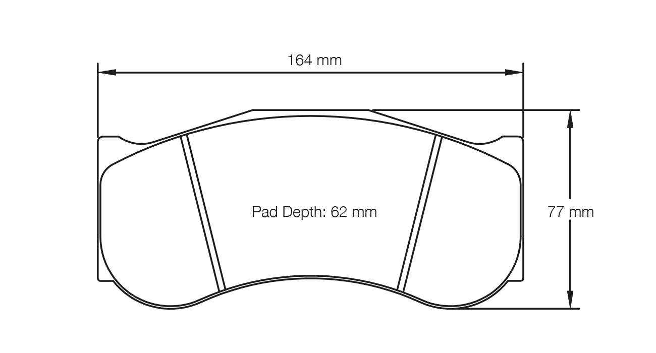 PAGID RACING BRAKE PADS U2017 CHEVROLET CORVETTE GT3, AP & BREMBO CALIPER VARIOUS FRONT