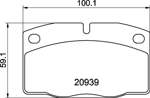 MINTEX RACING BRAKE PADS MDB1141 OPEL ASTRA FRONT