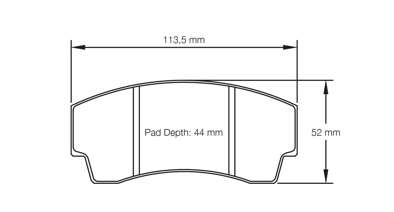 PAGID RACING BRAKE PADS U2127 TO FIT VARIOUS ALCON & AP CALIPERS