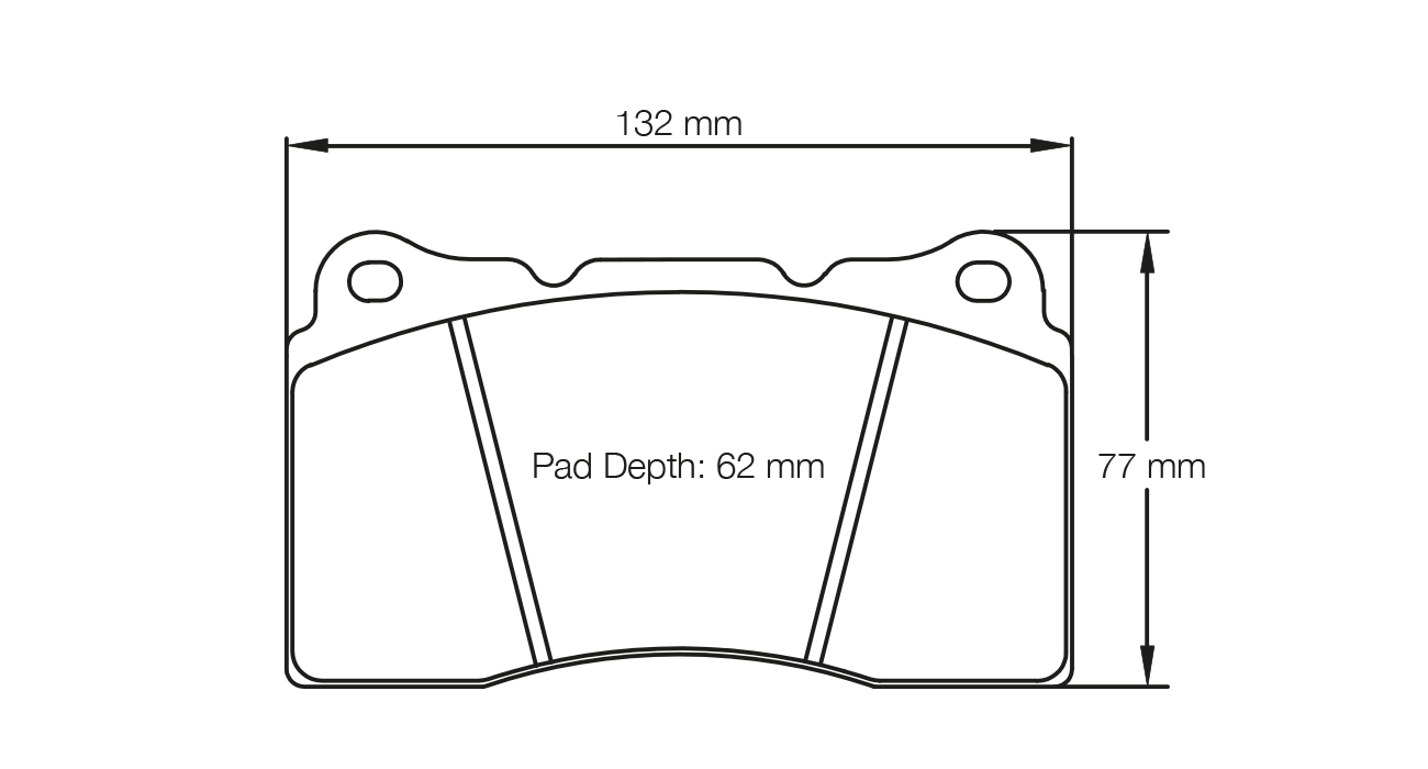 PAGID RACING BRAKE PADS U2487 SUBARU / MITSUBISHI LANCER EVO / HONDA CIVIC TYPE-R BREMBO FRONT