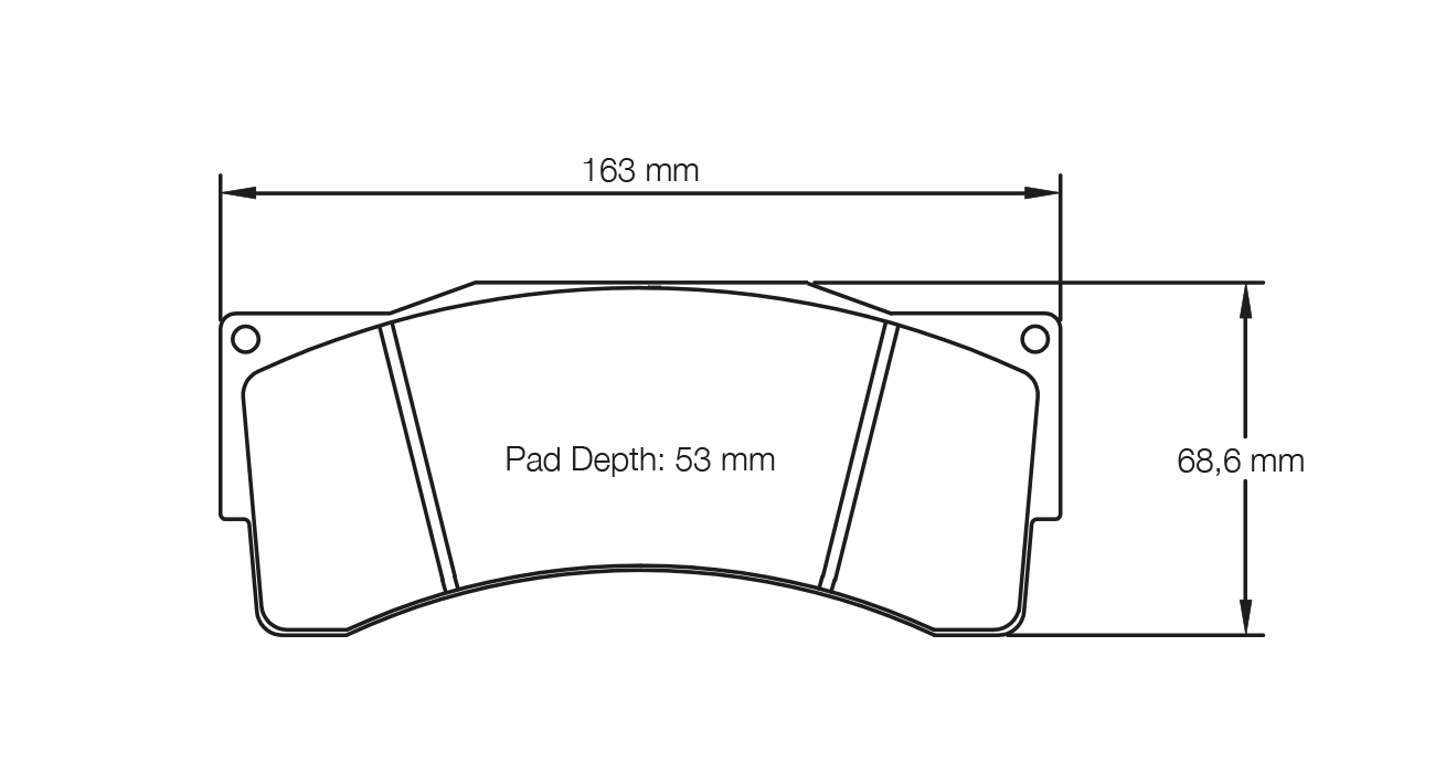 PAGID RACING BRAKE PADS U2557 ALCON DP88, AP CP6080/6210/6269 CALIPER FRONT