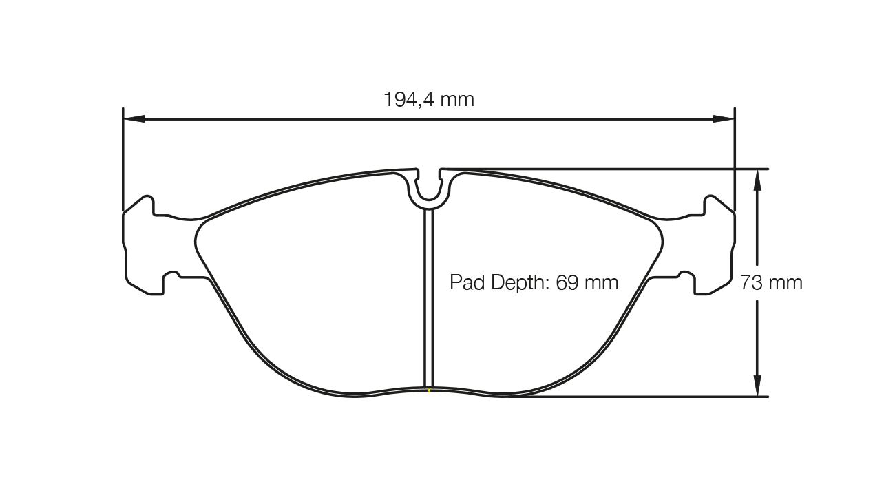 PAGID RACING BRAKE PADS U2830 VOLKSWAGEN GOLF R32 IV FRONT