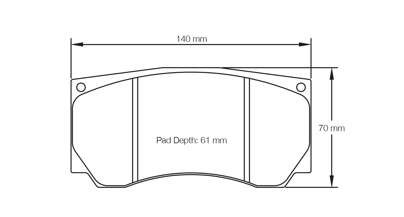 PAGID RACING BRAKE PADS U3277 ALCON,AP,BREMBO CALIPERS