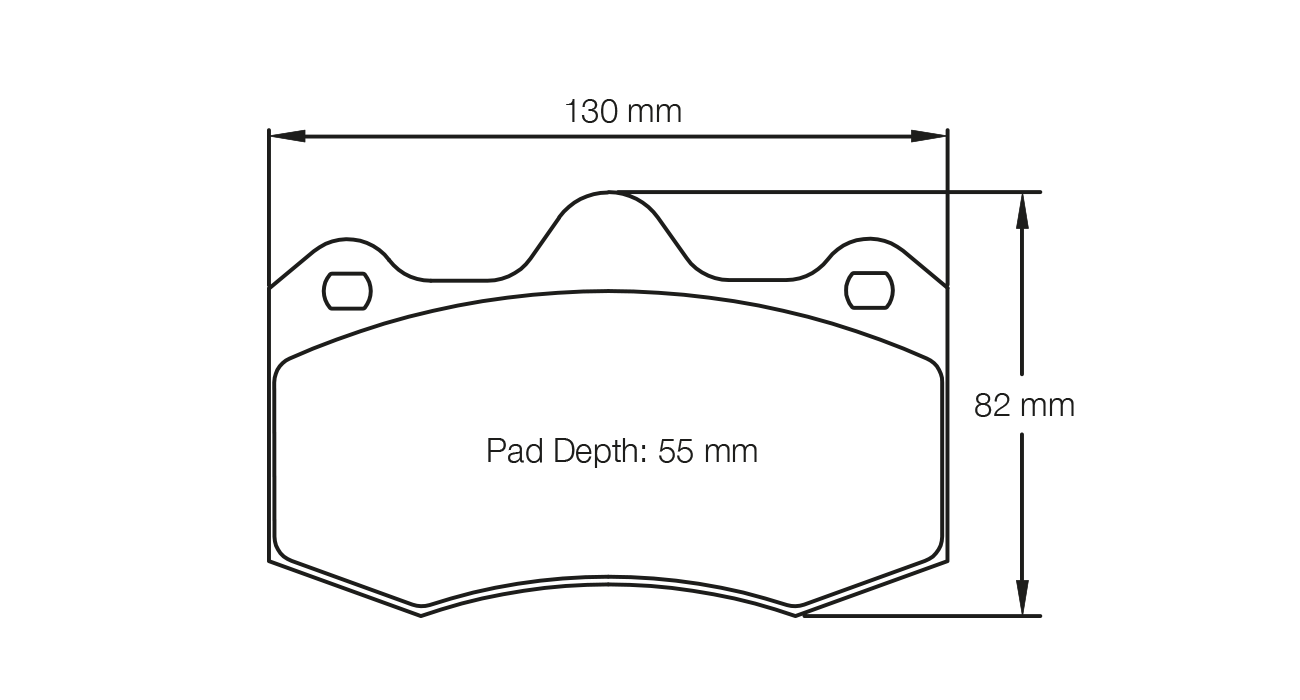 PAGID RACING BRAKE PADS U4345 MCLAREN 570S/570SGT4/650S/675LT/MP4-12C REAR