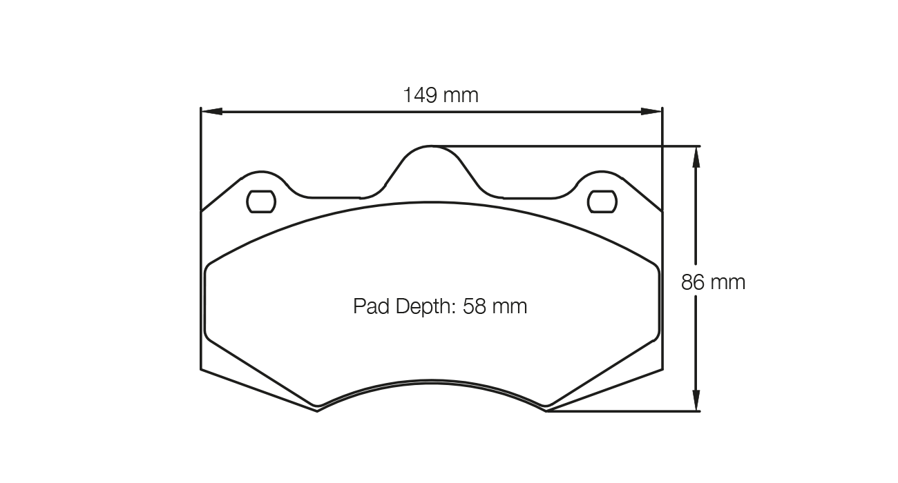 PAGID RACING BRAKE PADS U4346 MCLAREN 570S/570S GT4/650S/675LT/MP4-12C FRONT