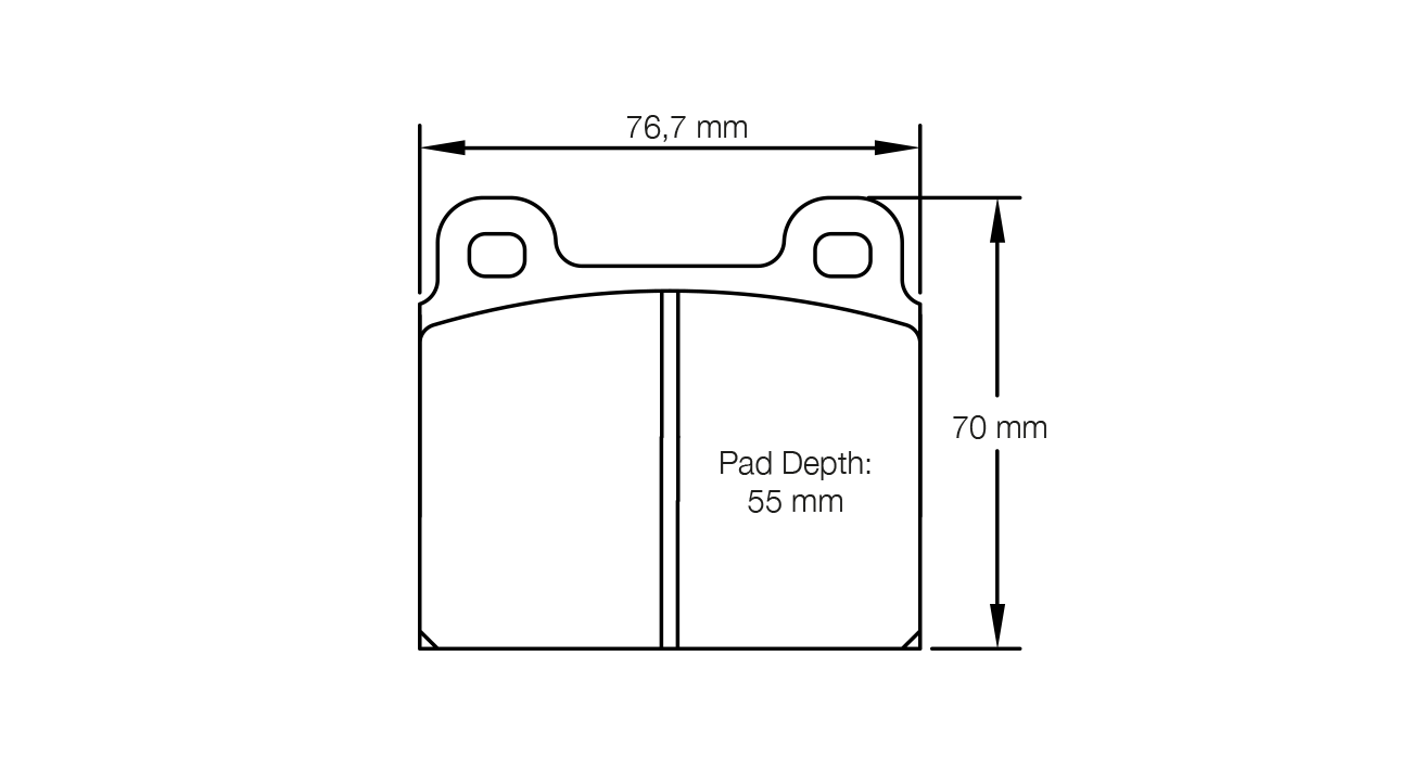 PAGID RACING BRAKE PADS U4501 ALFA ROMEO BERLINA/SPRINT GT, FERRARI DINO FRONT