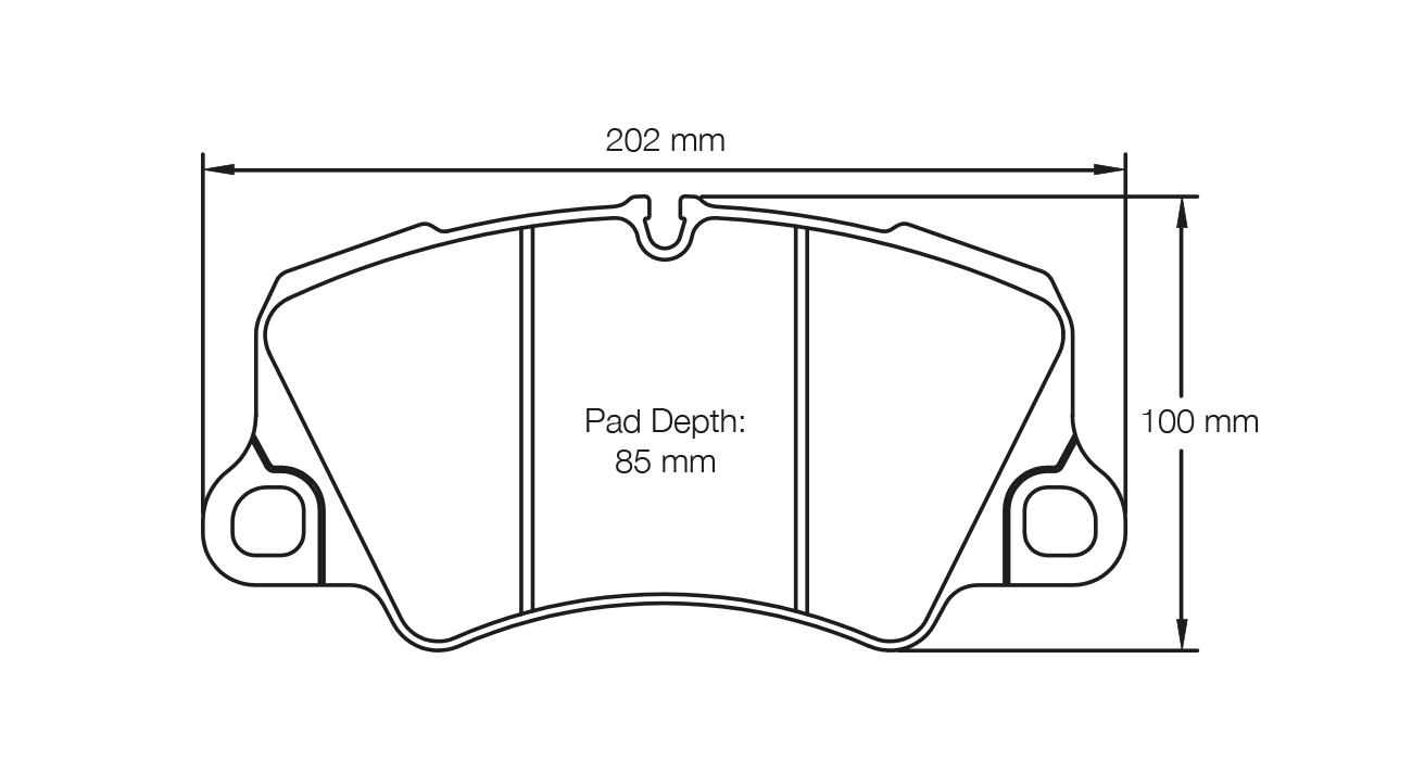 PAGID CERAMIC BRAKE PADS U4580 FERRARI 458/488/F8 TRIBUTO FRONT