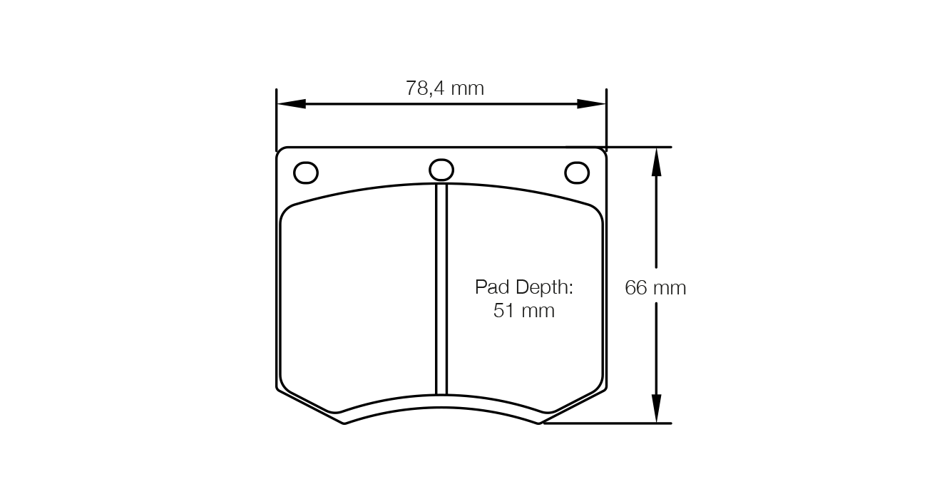 PAGID RACING BRAKE PADS U4905 FORD ESCORT/CAPRI/CORTINA, NISSAN 240/260/280Z FRONT