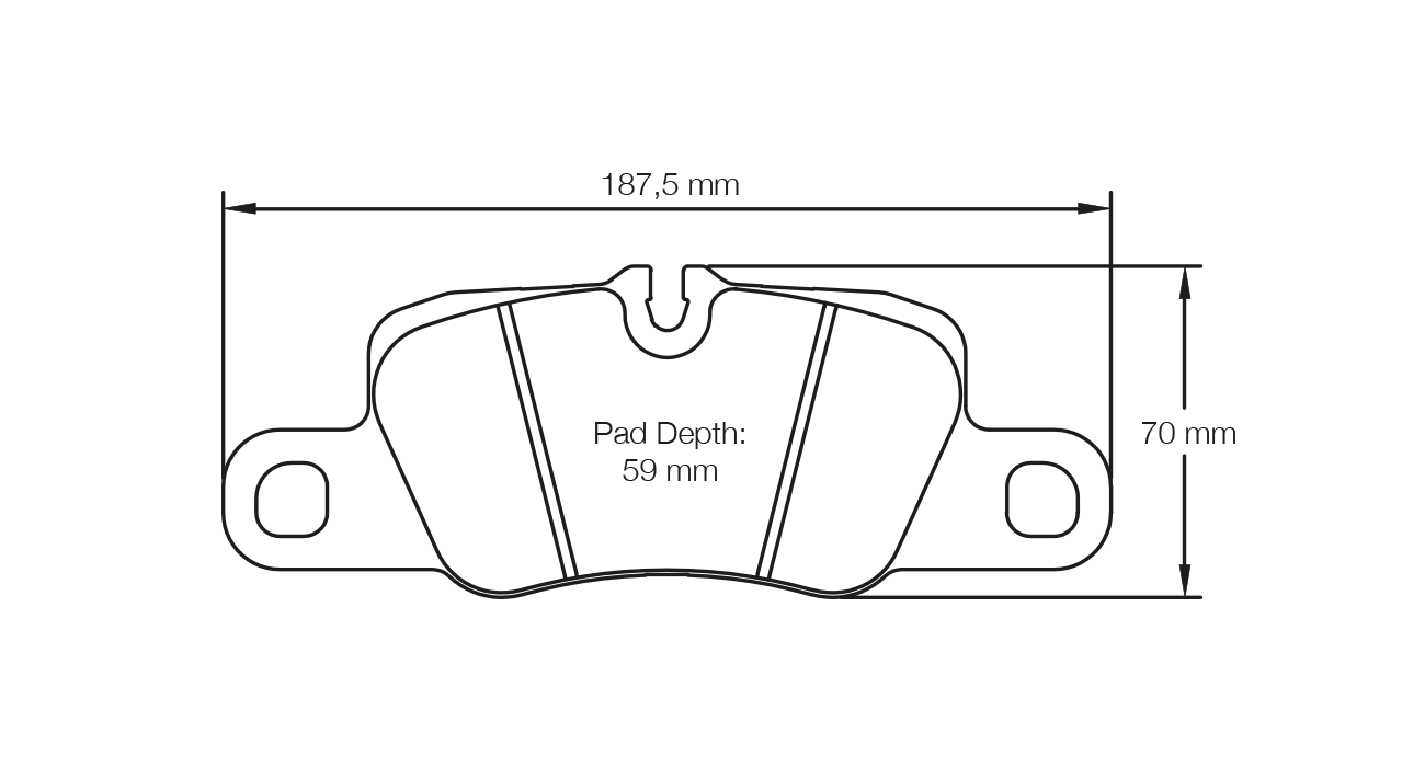 PAGID RACING BRAKE PADS U4909 PORSCHE 991/992 VARIOUS & PANAMERA REAR