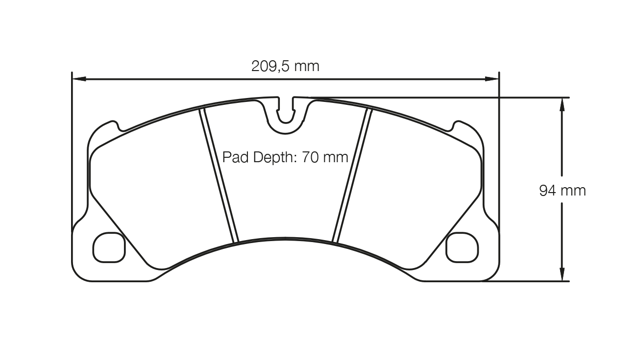 PAGID CERAMIC BRAKE PADS U4917 PORSCHE CAYENNE, PANAMERA, TOUAREG FRONT