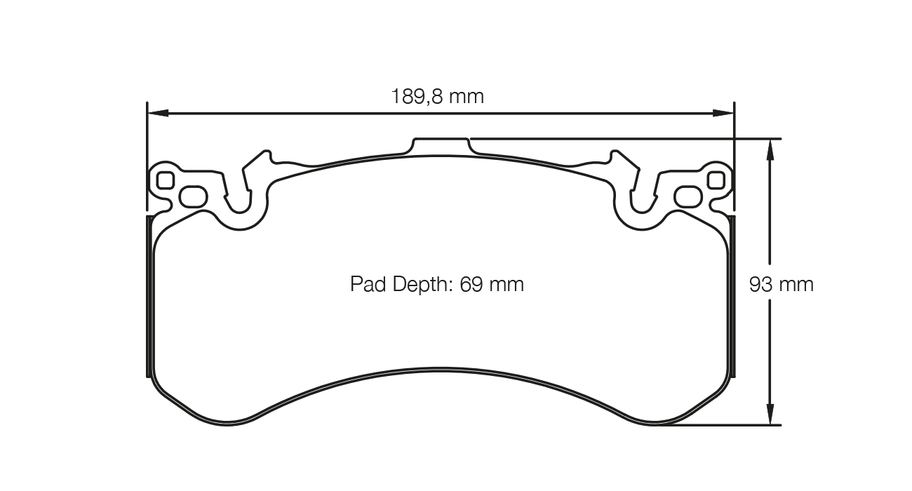 PAGID CERAMIC BRAKE PADS U4937 AUDI RS6 C7, S6, S7, AVENTADOR LP700-4 FRONT