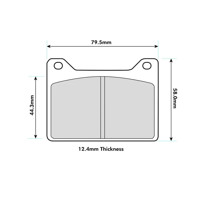 Ferodo Brake Pads - FRP3108 Wilwood Powerlite Calipers