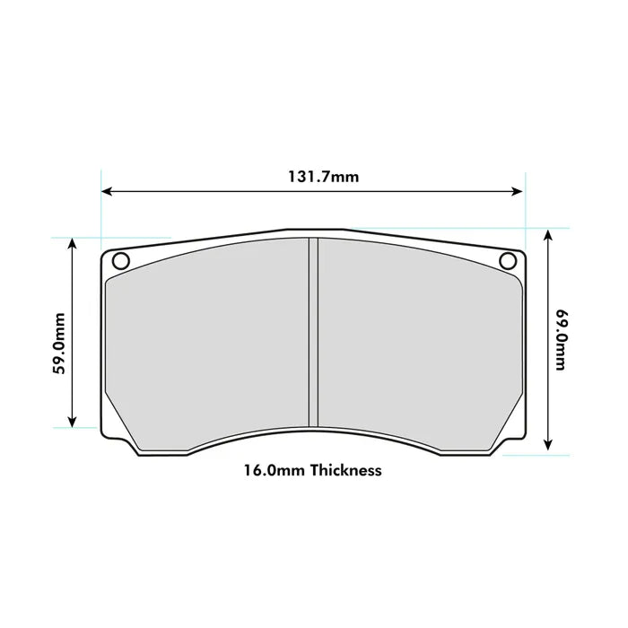 Ferodo Ds3000 Racing Brake Pads FRP3009