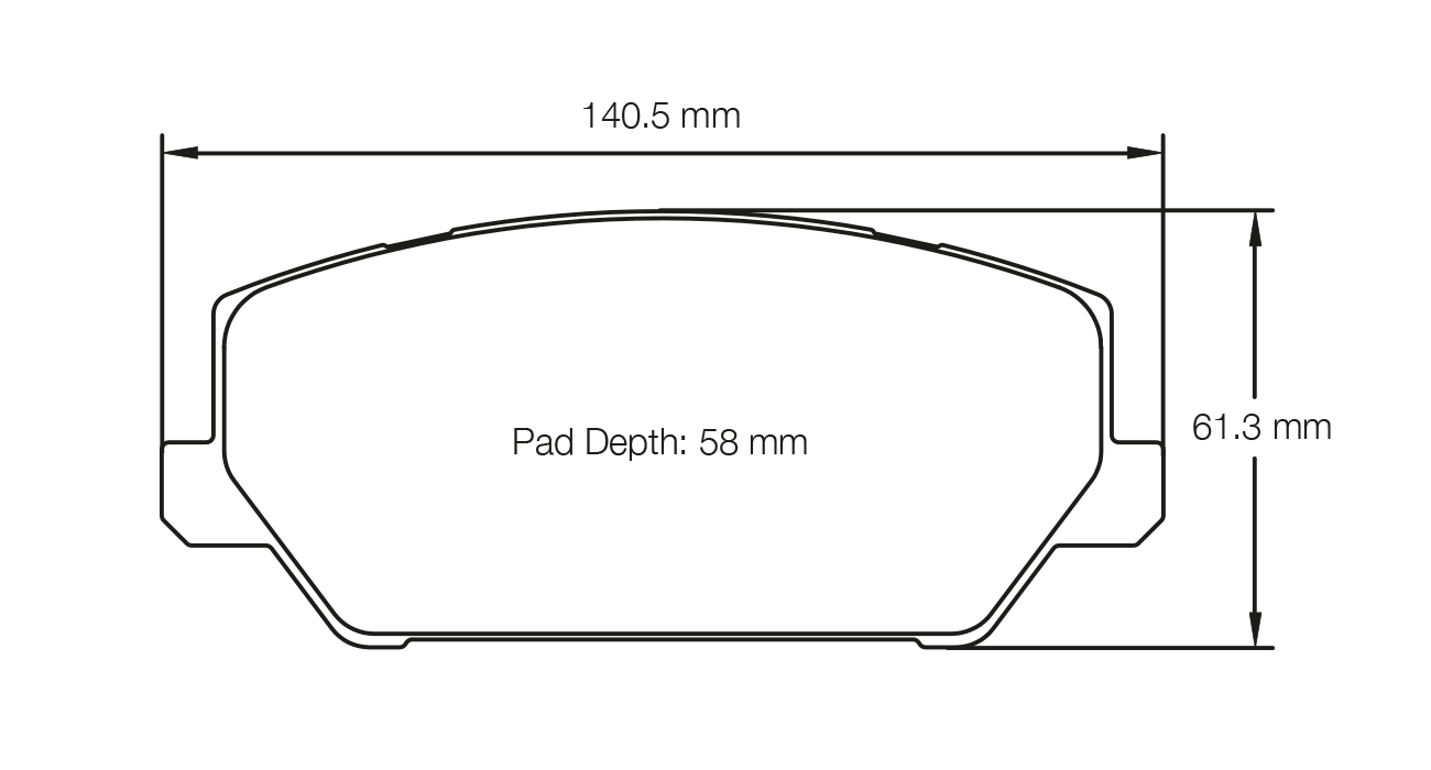 PAGID RACING BRAKE PADS U7034 HYUNDAI I30N FRONT