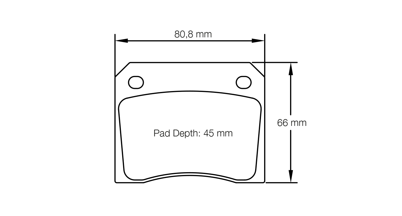 PAGID RACING BRAKE PADS U8041 ASTON MARTIN, FERRARI, MASERATI REAR