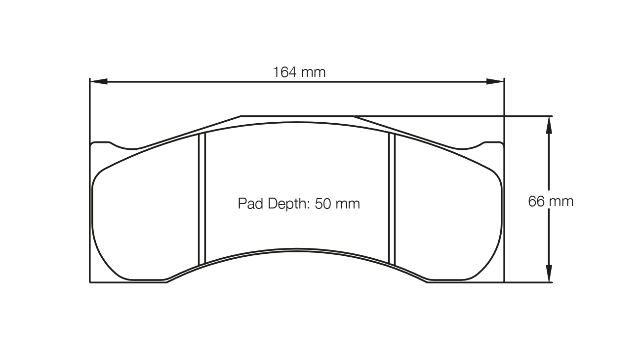 PAGID RACING BRAKE PADS U8044 ALCON, AP, BREMBO CALIPERS