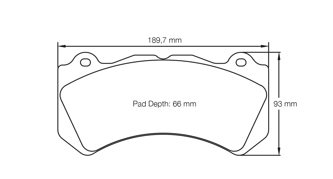 PAGID RACING BRAKE PADS U8081 AM DB11, VANTAGE, CHEVROLET, NISSAN R35 GTR FRONT