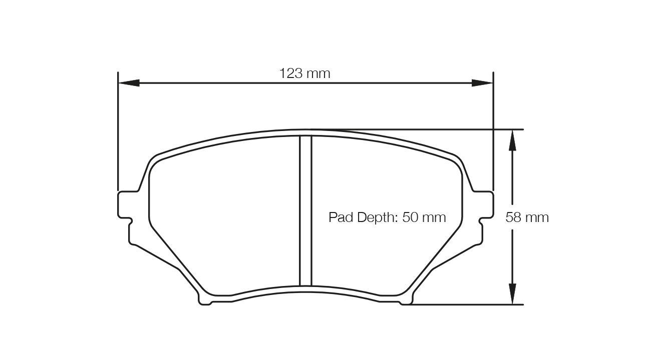 PAGID RACING BRAKE PADS U8082 MAZDA MX-5 FRONT