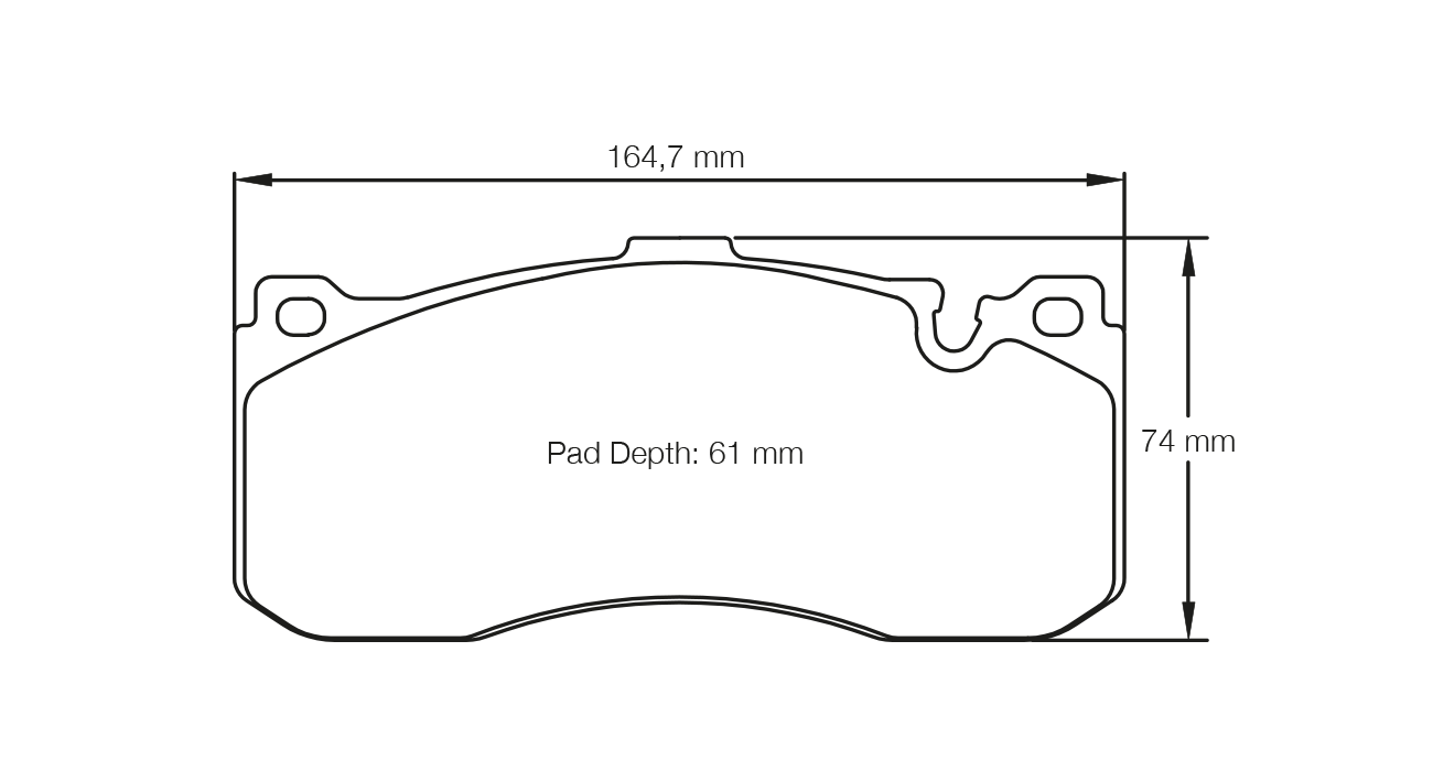 PAGID RACING BRAKE PADS U8084 BMW E82,E88 & E90 FRONT