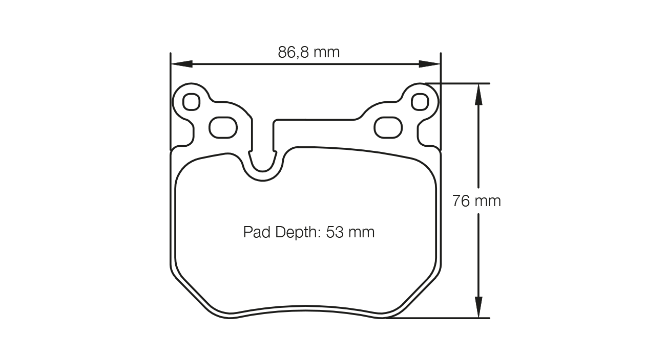 PAGID RACING BRAKE PADS U8085 BMW E82,E88 & E90 REAR