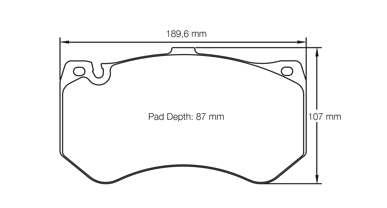 PAGID CERAMIC RSC1 BRAKE PADS U8088 MERCEDES AMG & AUDI RS6 FRONT