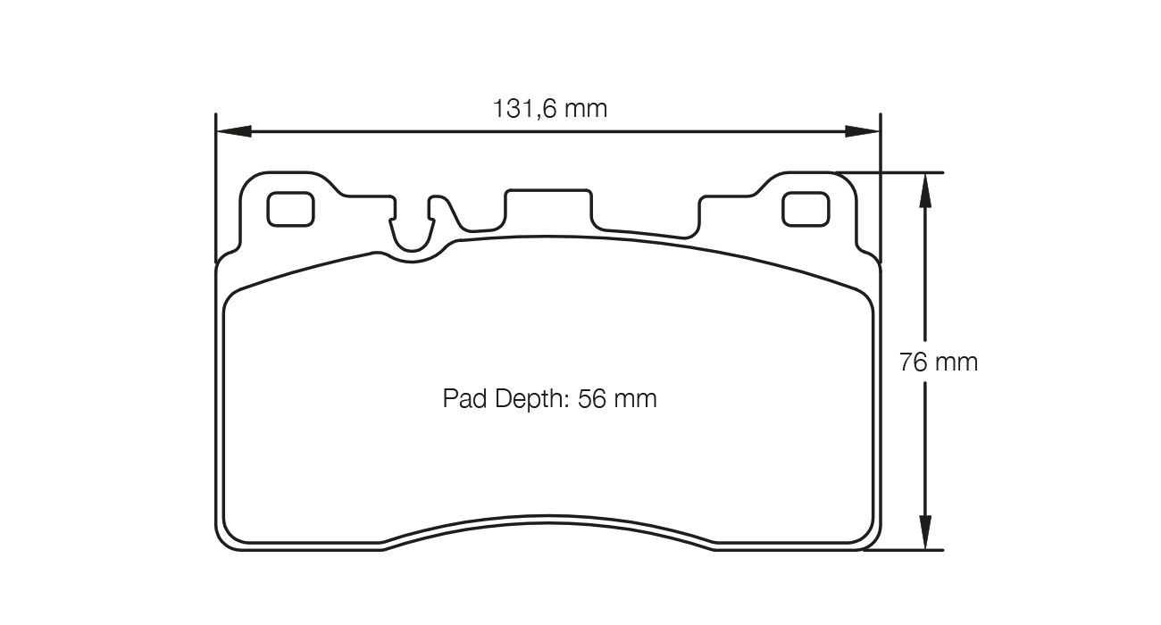 PAGID CERAMIC RSC1 BRAKE PADS U8089  MERCEDES AMG REAR