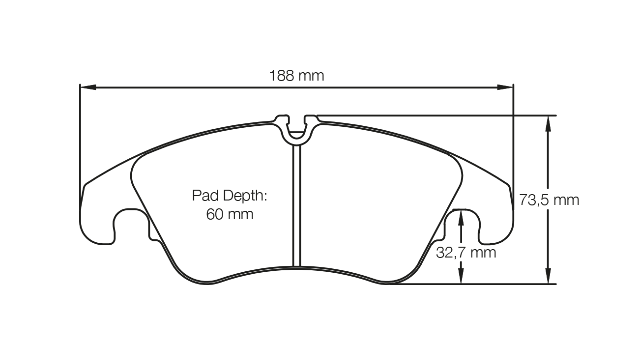 PAGID RACING RSL29 BRAKE PADS U8096 AUDI A4,A5,A6,A7 & FORD FOCUS II FRONT