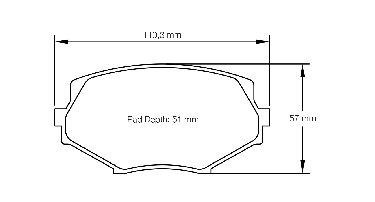 PAGID RACING BRAKE PADS U8127 MAZDA MIATA FRONT