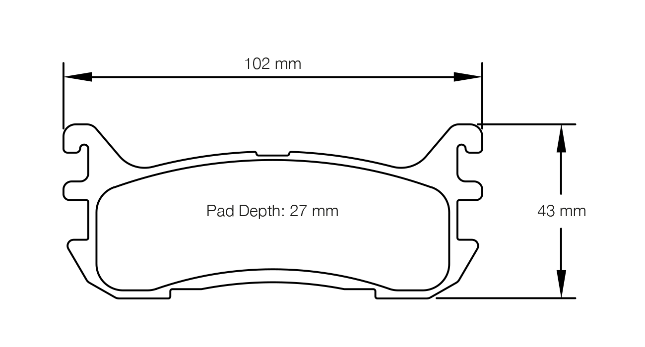 PAGID RACING RSL29 BRAKE PADS U8129 MAZDA MIATA REAR