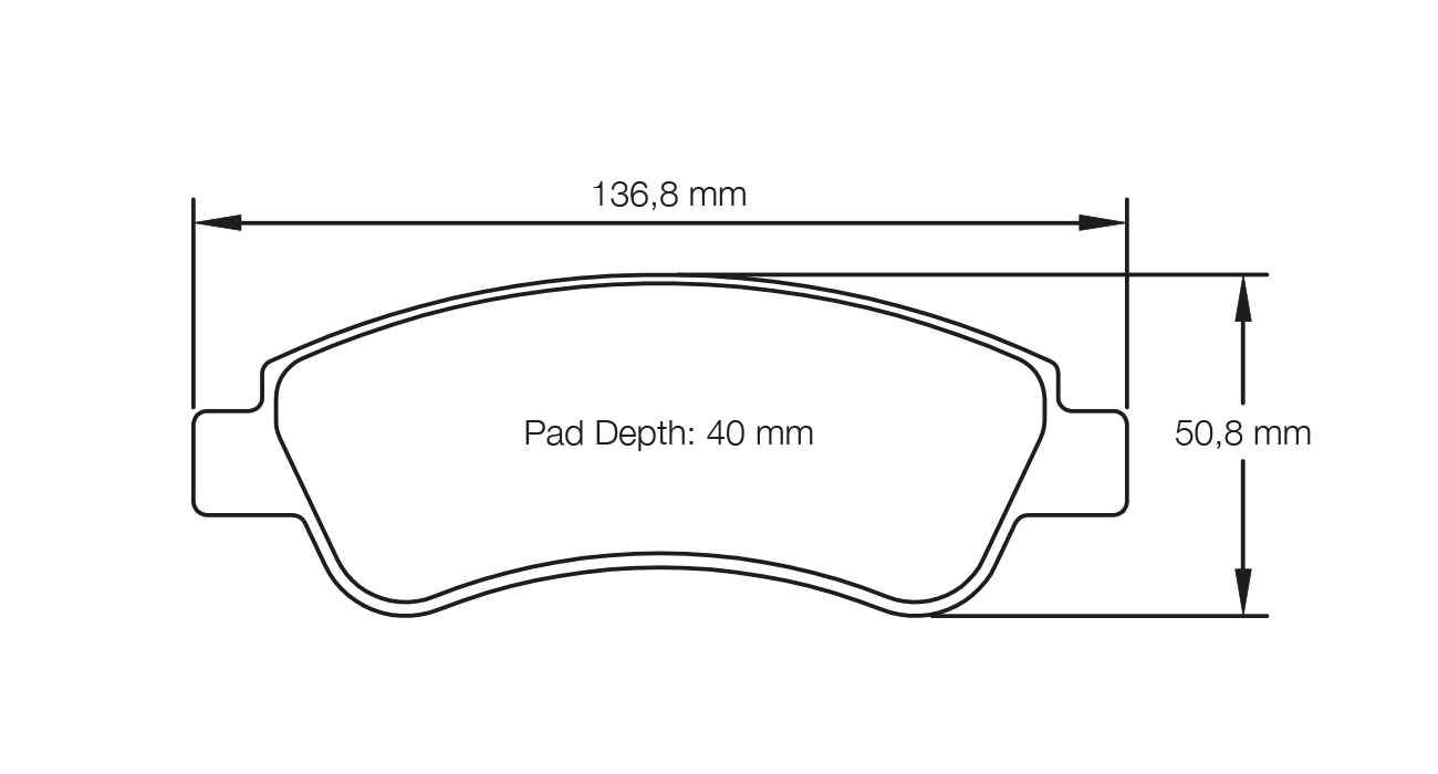 PAGID RACING RST3 BRAKE PADS U8212 CITROEN DS3 R1 FRONT