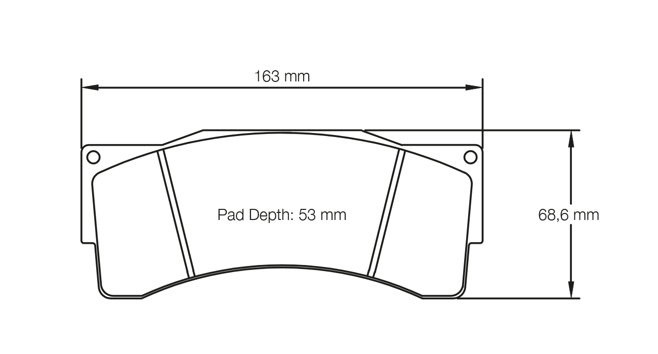 PAGID RACING BRAKE PADS U8222 TO FIT AP RACING VARIOUS CALIPERS