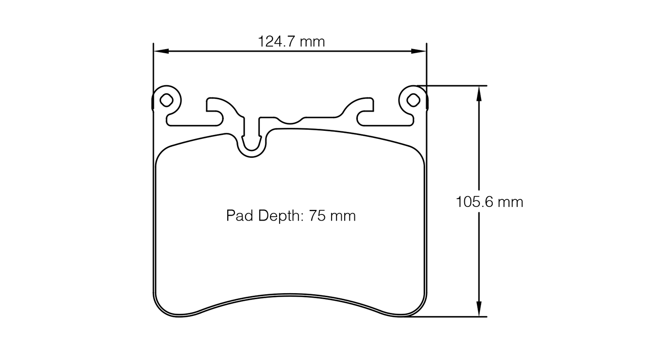 PAGID CERAMIC RSC1 BRAKE PADS U8270 McLAREN 620R,600LT,720S & 765LT REAR