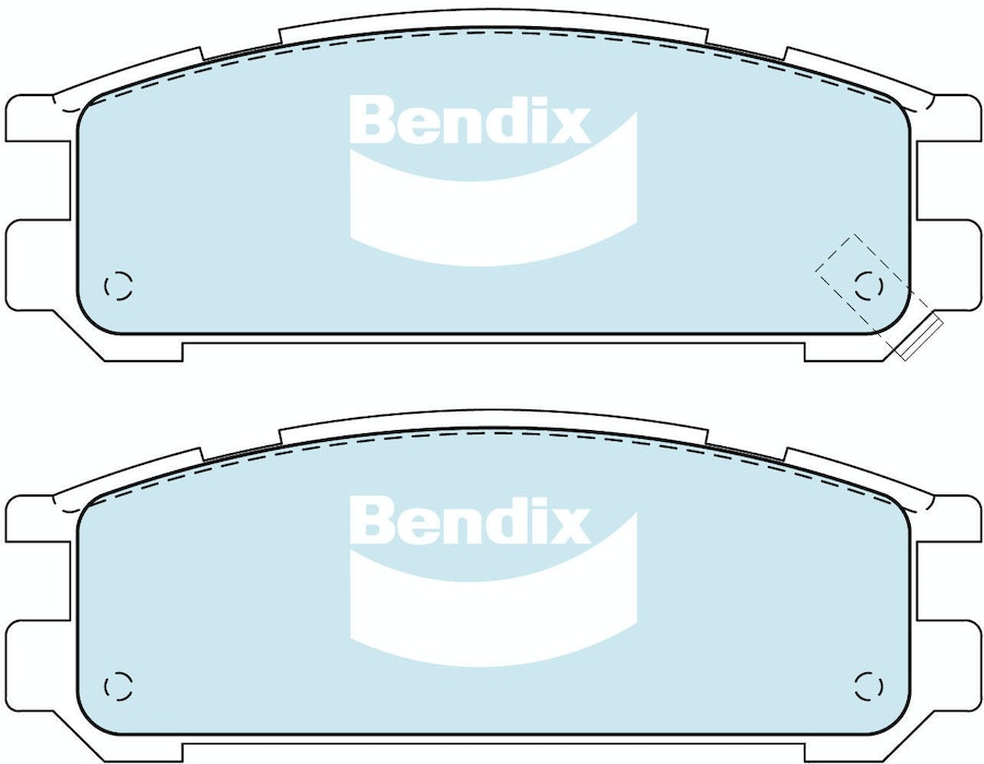 DBA STREET PERFORMANCE PADS DB1186 IMPREZA REAR