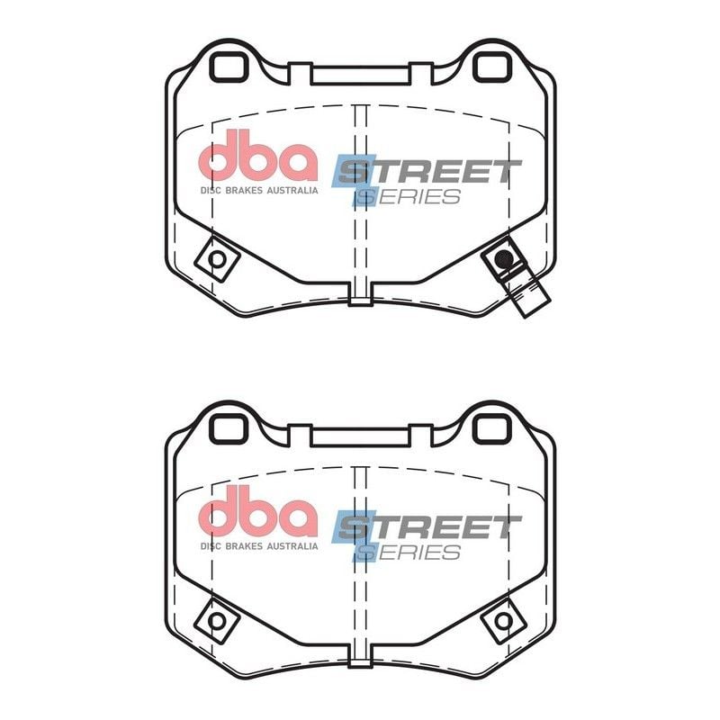 DBA STREET PERFORMANCE PADS DB15007 SUBARU WRX STI FRONT